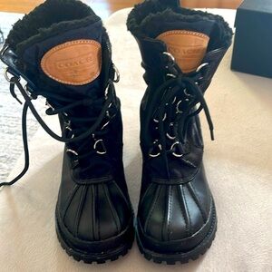 Coach winter boots
